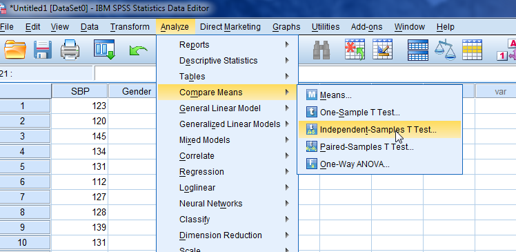 SPSS help